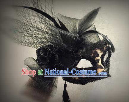 Top Performance Catwalks Headwear Halloween Cosplay Hair Accessories Mask