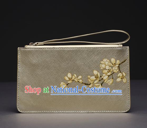 Traditional Handmade Asian Chinese Element Printing Wallet National Handbag Purse for Women