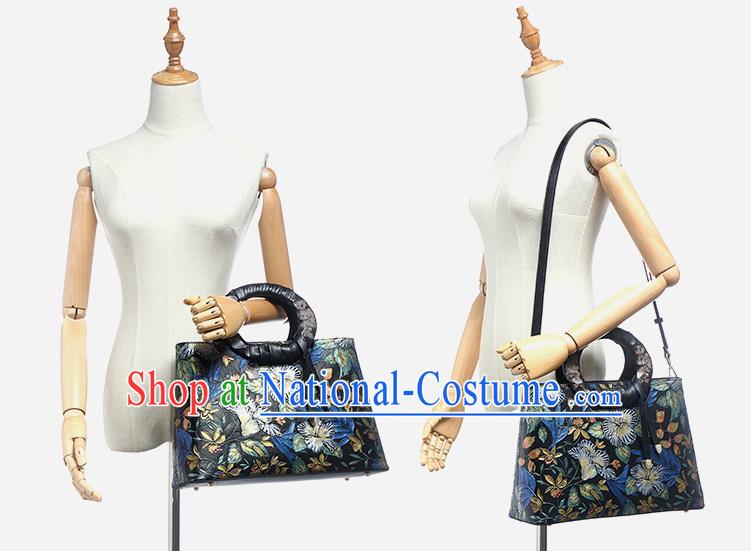 Traditional Handmade Chinese Style Element Embroidered Bags National Handbag Wallet Purse