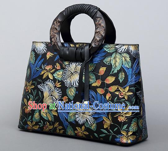 Traditional Handmade Chinese Style Element Embroidered Bags National Handbag Wallet Purse