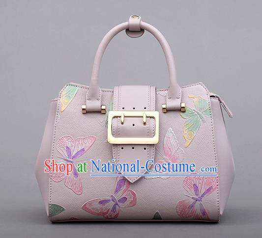 Traditional Handmade Asian Chinese Element Clutch Bags Shoulder Bag National Knurling Butterfly Handbag for Women