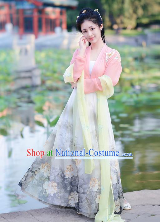 Ancient Chinese Costume Chinese Style Wedding Dress Tang Dynasty princess Clothing