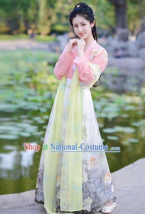 Ancient Chinese Costume Chinese Style Wedding Dress Tang Dynasty princess Clothing