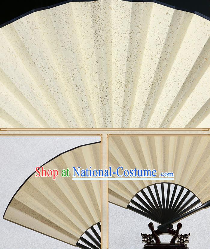 Traditional Chinese Crafts Folding Fan China Sensu Landscape Painting Calligraphy Silk Fan