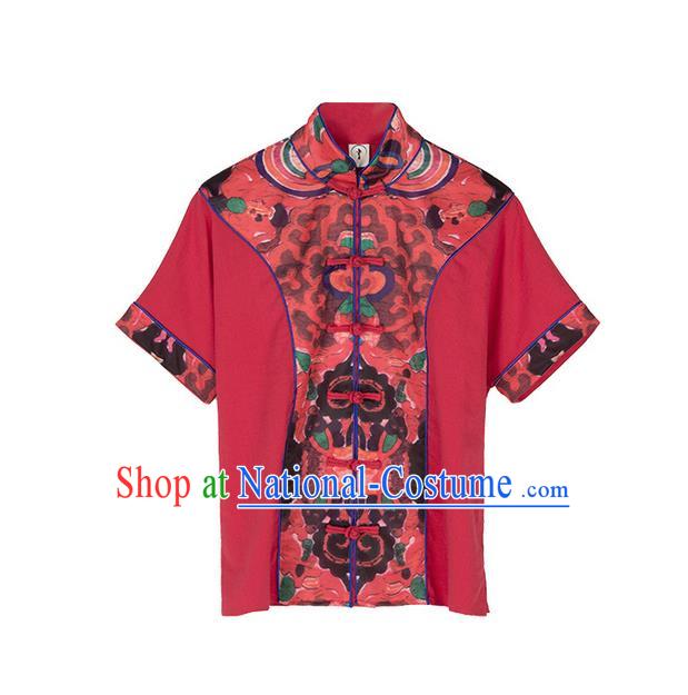 Traditional Ancient Chinese Young Women Cheongsam Dress Republic of China Tangsuit Stand Collar Blouse Dress Tang Suit Clothing for Women