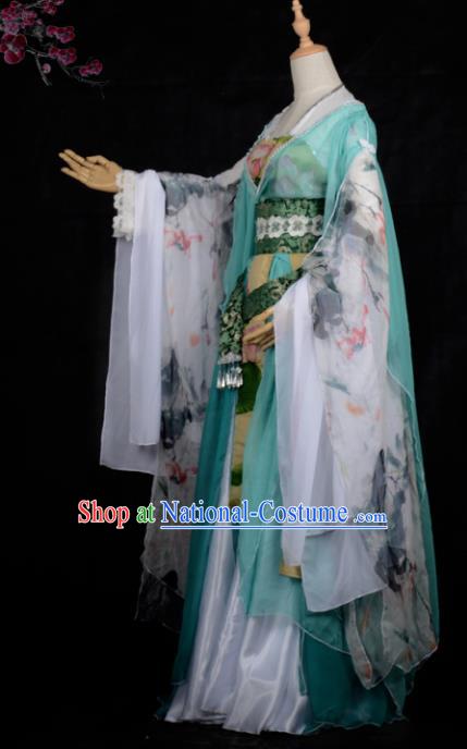 Chinese Ancient Cosplay Costumes Chinese Traditional Embroidered Clothes Ancient Chinese Cosplay Swordsman Knight Costume