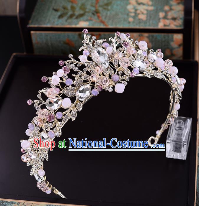 Top Grade Handmade Hair Accessories Baroque Luxury Crystal Royal Crown, Bride Wedding Hair Kether Jewellery Princess Imperial Crown for Women