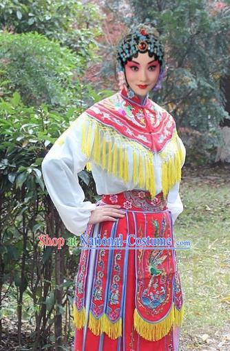 Traditional Beijing Opera Costume Ancient Chinese Young Women Dress Clothing