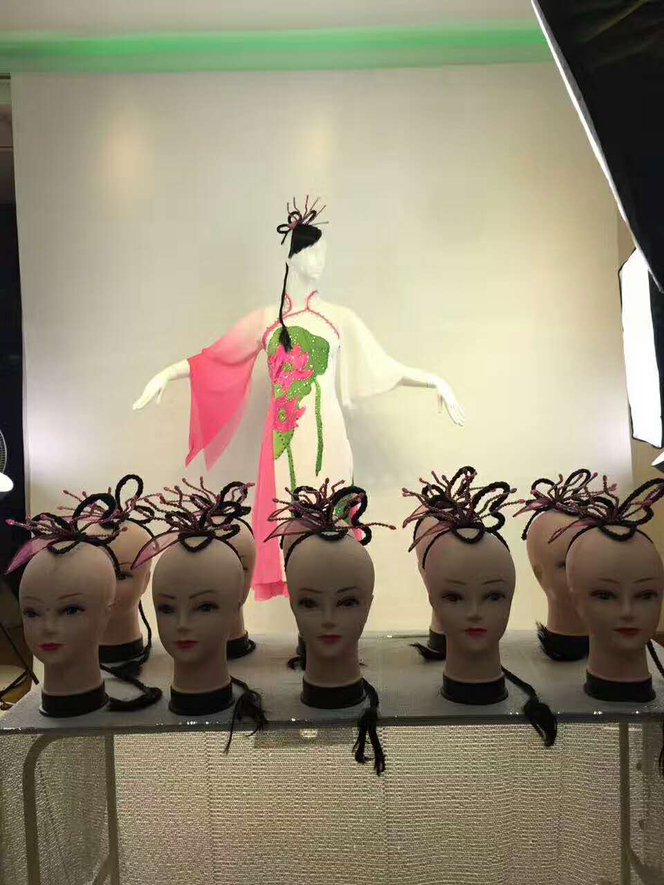 Professional Stage Performance Korean Hat Made to Order Custom Tailored Head Wear Classical Headpieces Hair Accessories