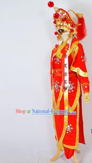 Traditional Beijing Opera Costume Ancient Chinese Young Women Dress Clothing