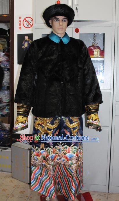 Top Grade Professional Beijing Opera Manchu Niche Costume Gifted Scholar Embroidered Robe, Traditional Ancient Chinese Peking Opera Embroidery Clothing