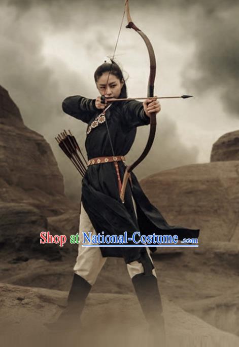 Traditional Chinese Ancient Ming Dynasty Young Lady Swordswoman Dress Clothing