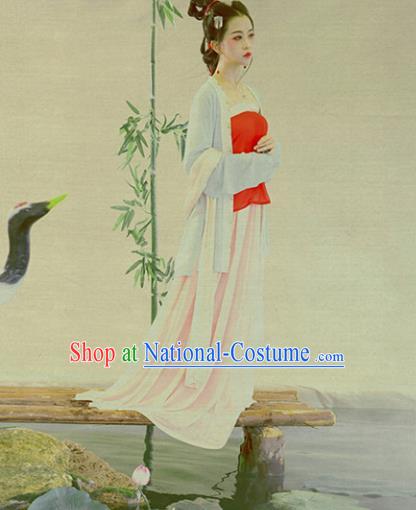 Ancient Chinese Costume Chinese Style Wedding Dress Tang Dynasty hanfu princess Clothing