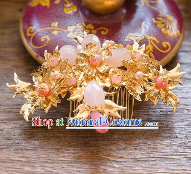 Chinese Hair Jewelry Accessories Hairpins Headwear Headdress Hair Crown for Women