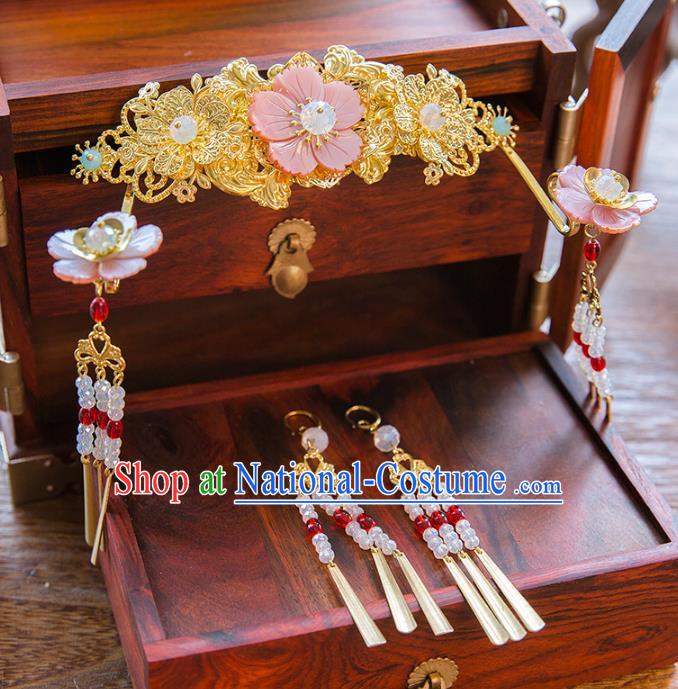 Chinese Hair Jewelry Accessories Hairpins Headwear Headdress Hair Crown for Women