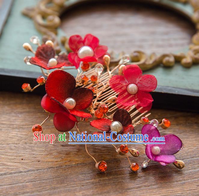 Chinese Hair Jewelry Accessories Hairpins Headwear Headdress Hair Crown for Women