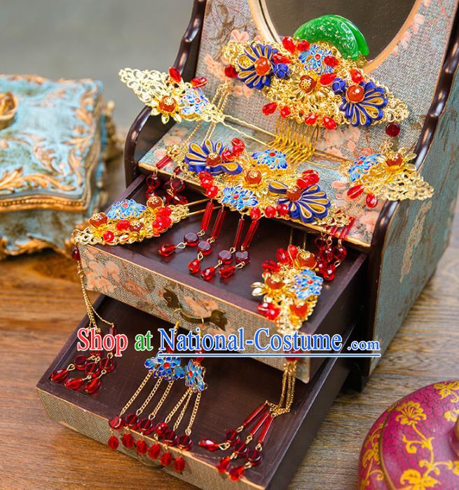 Chinese Hair Jewelry Accessories Hairpins Headwear Headdress Hair Crown for Women