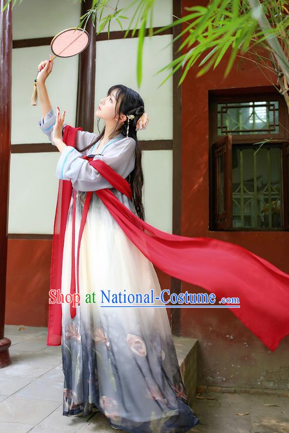 Ancient Chinese Costume hanfu Chinese Style Wedding Dress Tang Dynasty princess Clothing