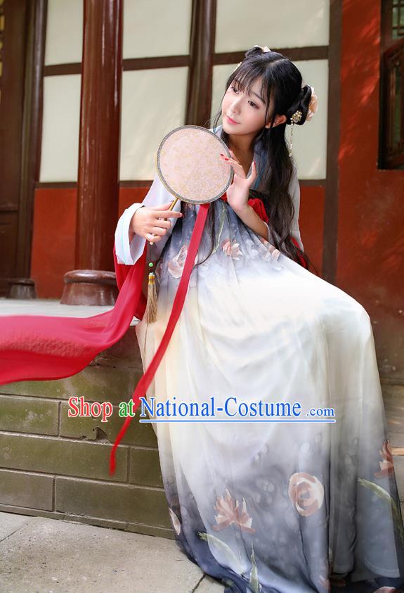 Ancient Chinese Costume hanfu Chinese Style Wedding Dress Tang Dynasty princess Clothing