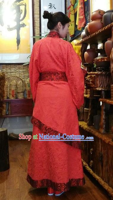 Ancient Chinese Costume hanfu Chinese Style Wedding Dress Tang Dynasty princess Clothing