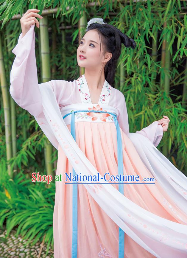 Ancient Chinese Costume hanfu Chinese Style Wedding Dress Tang Dynasty princess Clothing