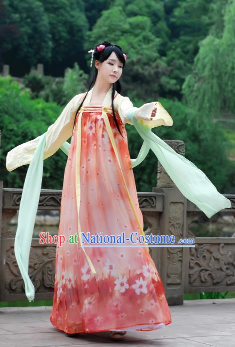 Ancient Chinese Costume hanfu Chinese Wedding Dress Tang Dynasty princess Clothing