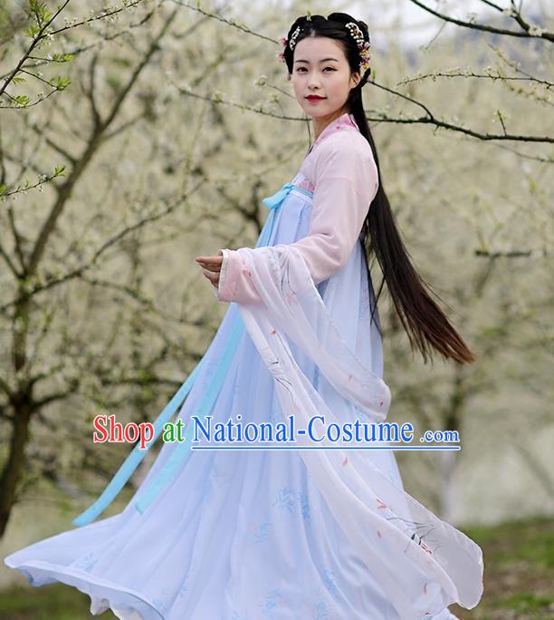 Ancient Chinese Costume hanfu Chinese Wedding Dress Tang Dynasty princess Clothing