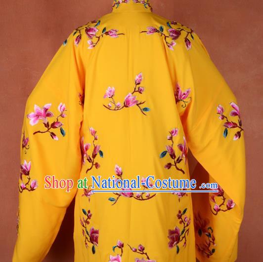 Traditional China Beijing Opera Niche Costume Gifted Scholar Embroidered Robe and Headwear Ancient Chinese Peking Opera Embroidery Clothing