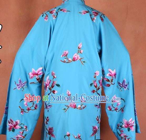 Traditional China Beijing Opera Niche Costume Gifted Scholar Embroidered Robe and Headwear Ancient Chinese Peking Opera Embroidery Clothing