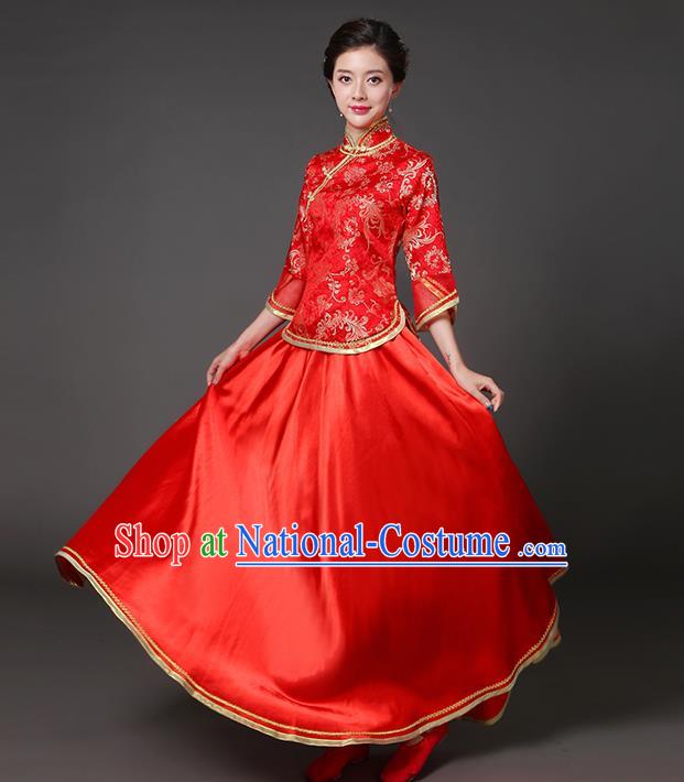 Traditional Ancient Chinese Costume Chinese Style Wedding Dress Ancient Tang Dynasty hanfu princess Clothing