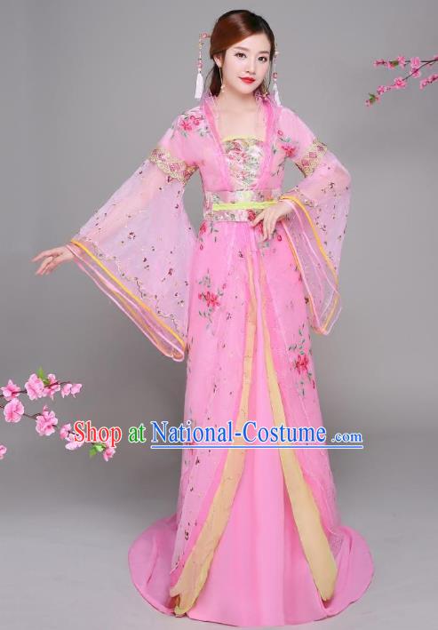 Traditional Ancient Chinese Costume Chinese Style Wedding Dress Ancient Tang Dynasty hanfu princess Clothing