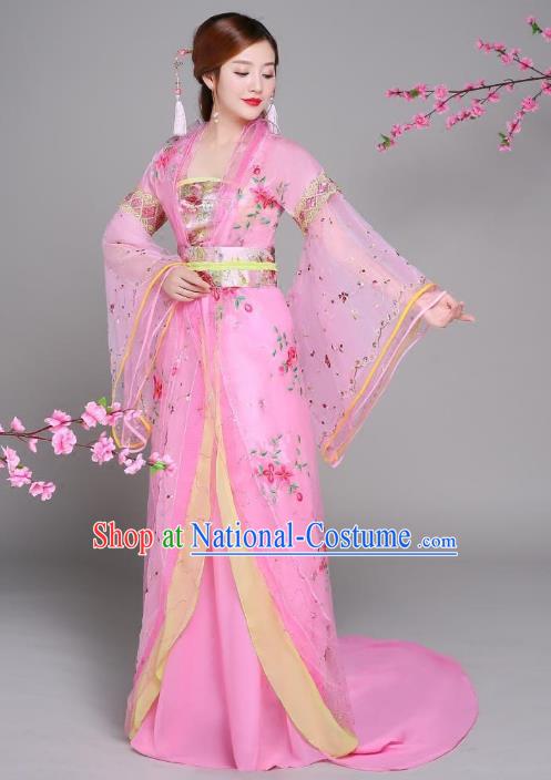 Traditional Ancient Chinese Costume Chinese Style Wedding Dress Ancient Tang Dynasty hanfu princess Clothing