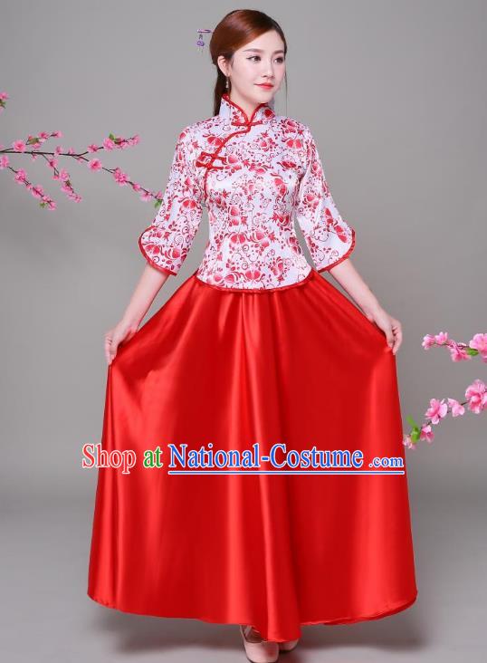 Traditional Ancient Chinese Costume Chinese Style Wedding Dress Ancient Tang Dynasty hanfu princess Clothing