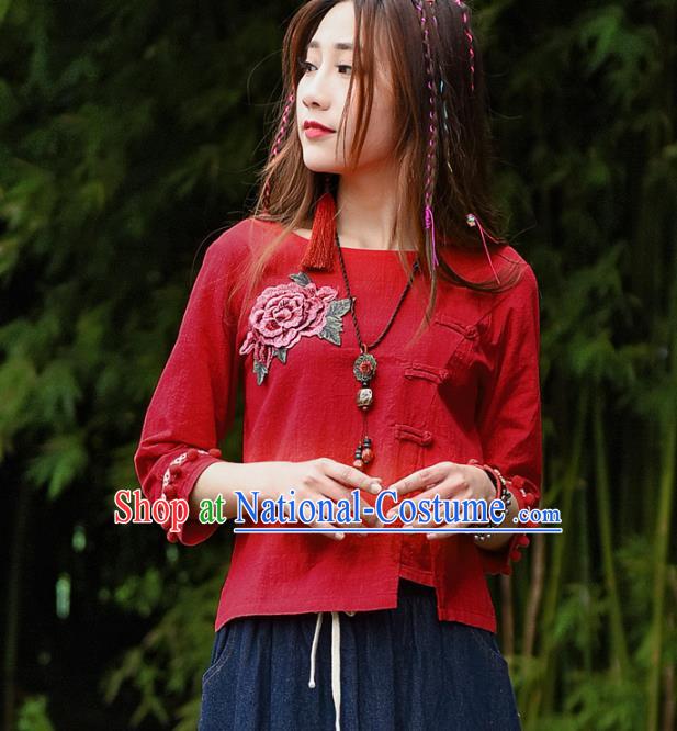 Traditional Ancient Chinese Young Women Cheongsam Dress Republic of China Tangsuit Stand Collar Blouse Dress Tang Suit Clothing