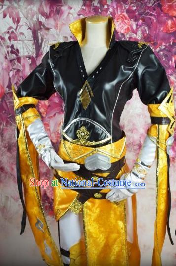 Traditional Chinese Ancient Cosplay Costume Ming Dynasty Swordsman Clothing for Men