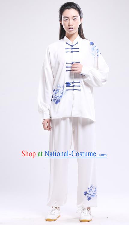 Top Kung Fu Costume Martial Arts Kung Fu Training Uniform Gongfu Shaolin Wushu Clothing