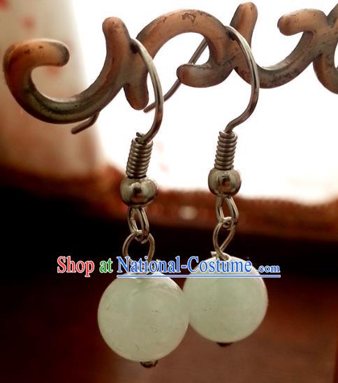 Traditional Chinese Handmade Classical Eardrop Ancient Palace Queen Hanfu Earrings for Women