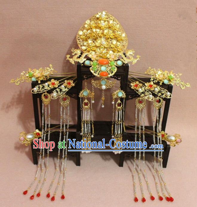 Chinese Ancient Style Hair Jewelry Accessories Cosplay Hairpins Headwear Headdress for Women