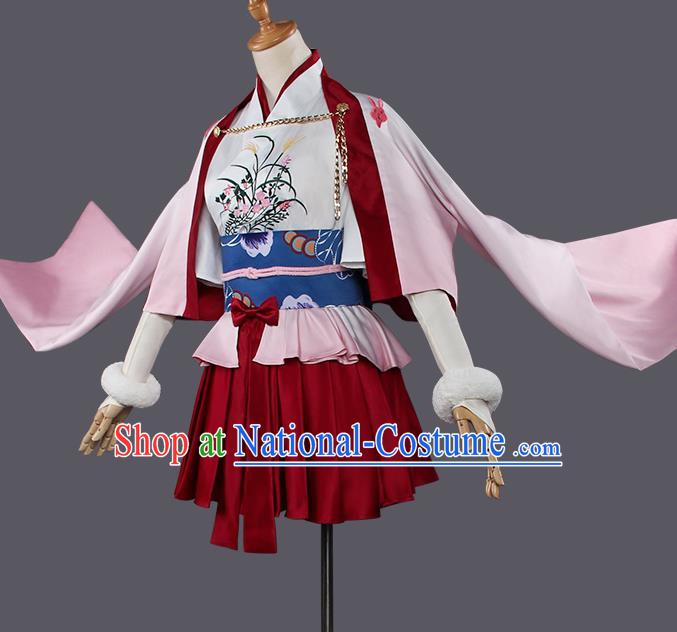 Chinese Traditional Cosplay Female Knight Costumes Ancient Swordswoman Dress for Women