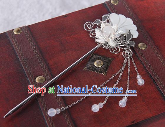 Chinese Traditional Cosplay Hair Accessories Ancient Swordsman Shell Hairpins for Women