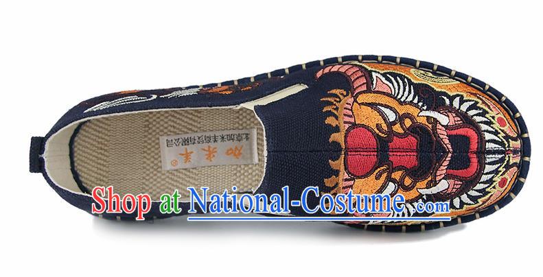 Chinese National Shoes Traditional Cloth Shoes Linen Shoes Embroidered Shoes