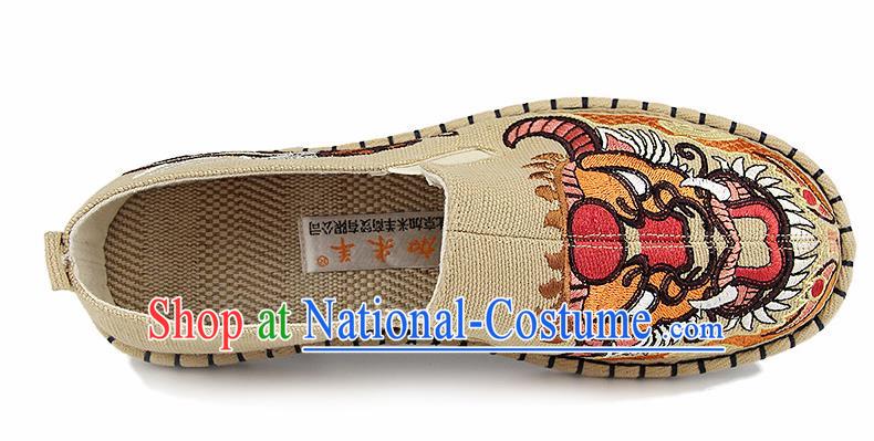 Chinese National Shoes Traditional Cloth Shoes Linen Shoes Embroidered Shoes