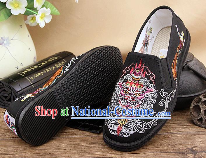 Chinese National Shoes Traditional Cloth Shoes Linen Shoes Embroidered Shoes