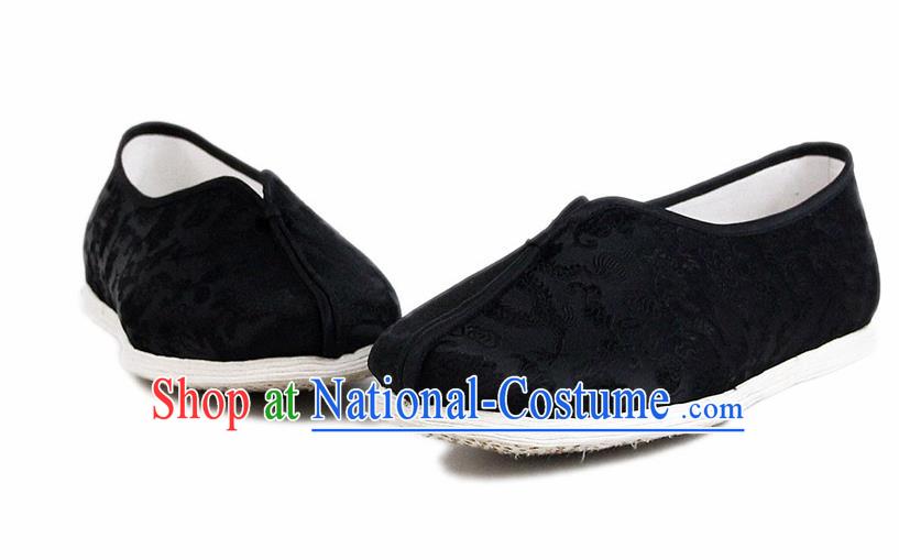 Chinese National Shoes Traditional Cloth Shoes Linen Shoes Embroidered Shoes