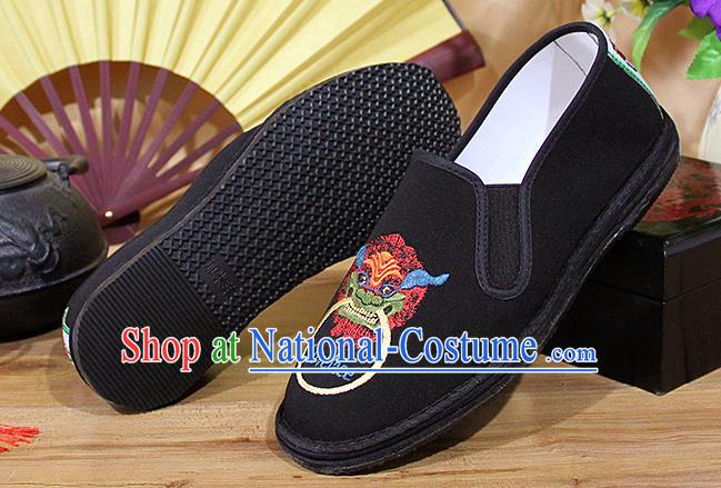 Chinese National Shoes Traditional Cloth Shoes Linen Shoes Embroidered Shoes