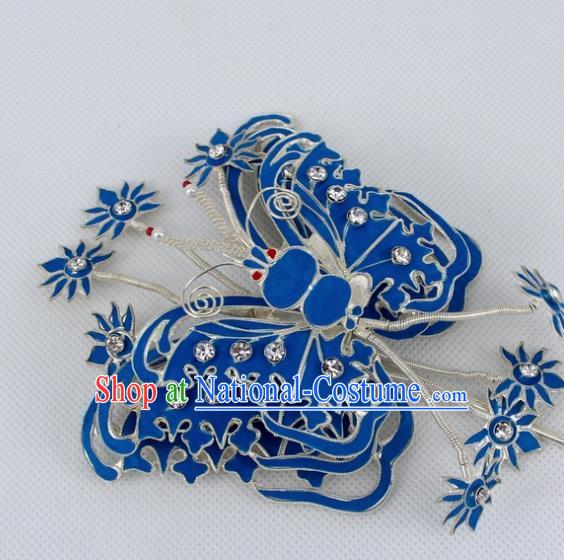 Chinese Traditional Peking Opera Butterfly Hairpins Ancient Princess Hair Accessories for Women