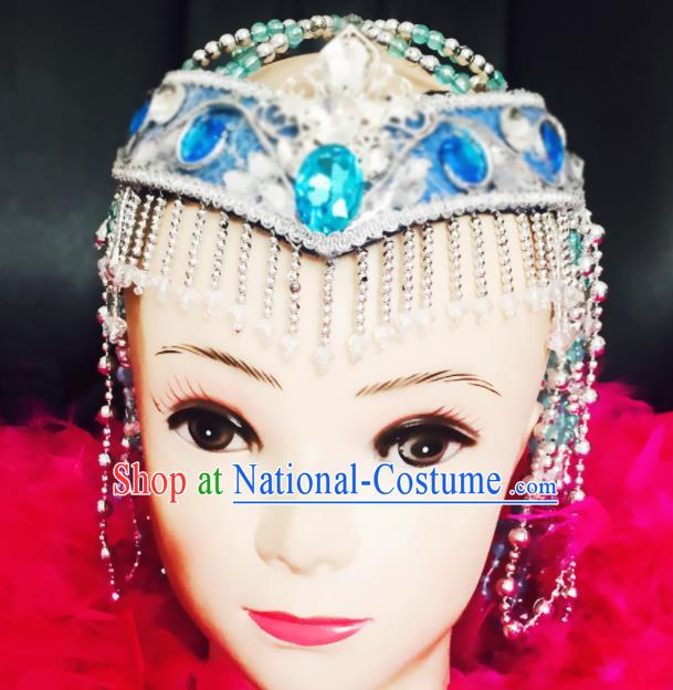 Chinese Traditional Dai Minority Nationality Folk Dance Hair Accessories for Women