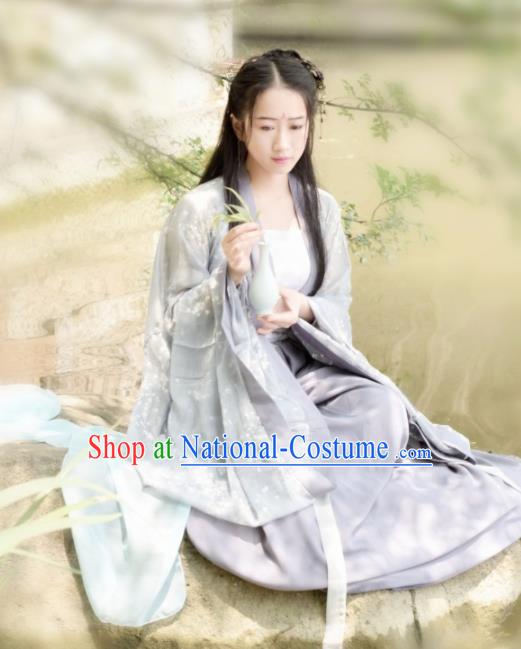 Chinese Traditional Palace Hanfu Dress Ancient Tang Dynasty Princess Costumes for Women