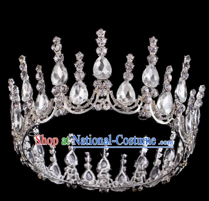 Top Grade Hair Jewelry Accessories Royal Crown Headwear Headdress for Women