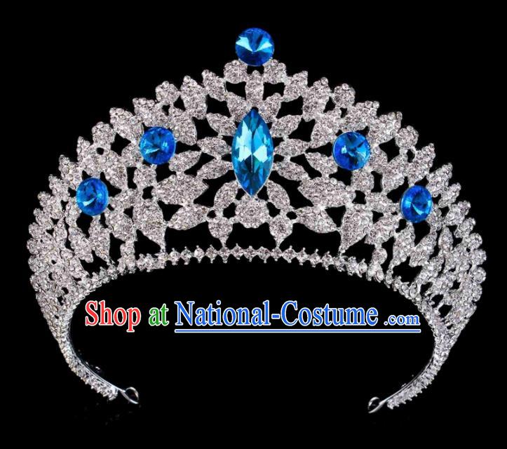 Top Grade Baroque Bride Retro Hair Accessories Princess Crystal Royal Crown for Women